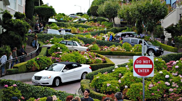 Lombard street à San Fransisco